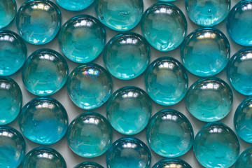 Turquoise glass stones
