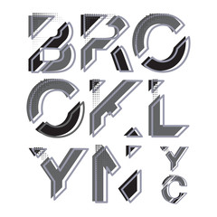 New York Brooklyn Sport wear typography emblem, t-shirt stamp graphics, tee print, athletic apparel design. Vector illustration.