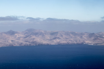 Puerto del Carmen resort on the southeast coast of Lanzarote island