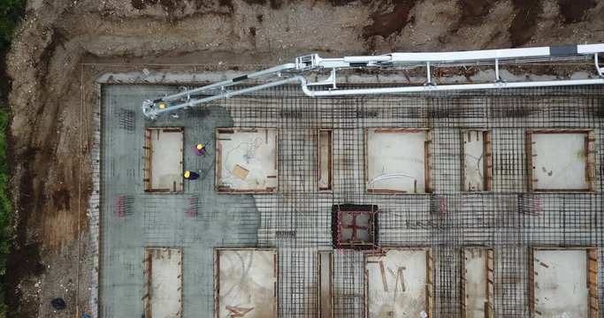 Ripresa aerea da drone, fondazioni