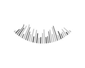 sound wave ilustration vector