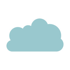 cloud weather isolated icon vector illustration design
