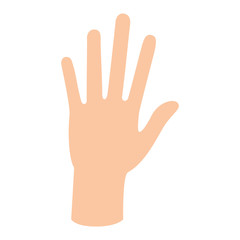 hand human isolated icon vector illustration design