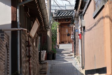 Bukchon Hanok Village in Seoul 
