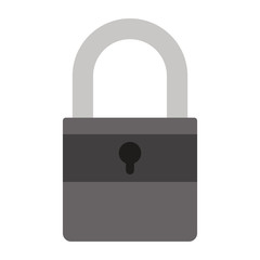isometric padlock isolated icon vector illustration design