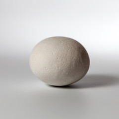 Stone on white background
