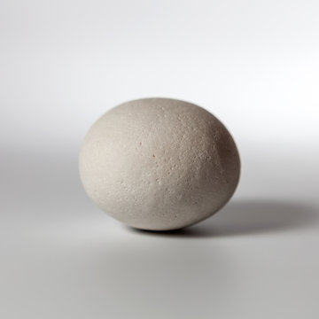 Stone on white background