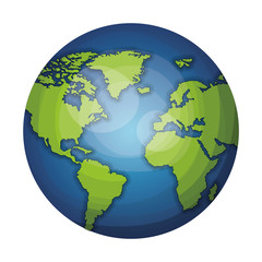 world planet earth icon vector illustration design