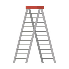 stepladder tool isolated icon vector illustration design