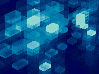 Cubes background - abstract digitally generated image