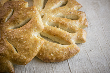  Olive oil Fougasse with Rosemary
