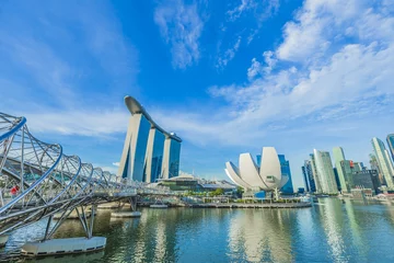 Afwasbaar behang Singapore Singapore landschap