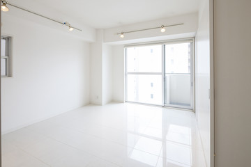 white living room