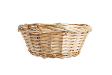 empty wicker basket