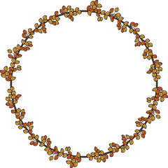 leaf border design