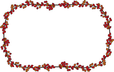 leaf border design