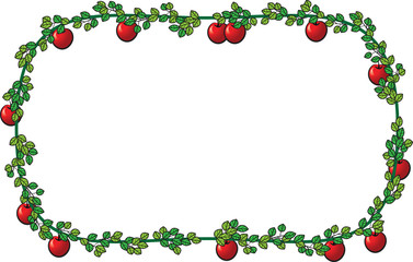 apple tree border