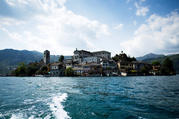 Obraz premium Isola San Giulio, lago d'Orta
