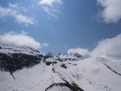 Zero Point Sikkim, Where Civilians Road Ends to Heaven,Sikkim INDIA , 16th APRIL 2013