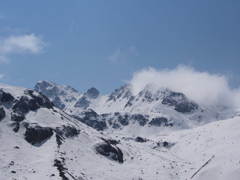 Zero Point Sikkim, Where Civilians Road Ends to Heaven,Sikkim INDIA , 16th APRIL 2013