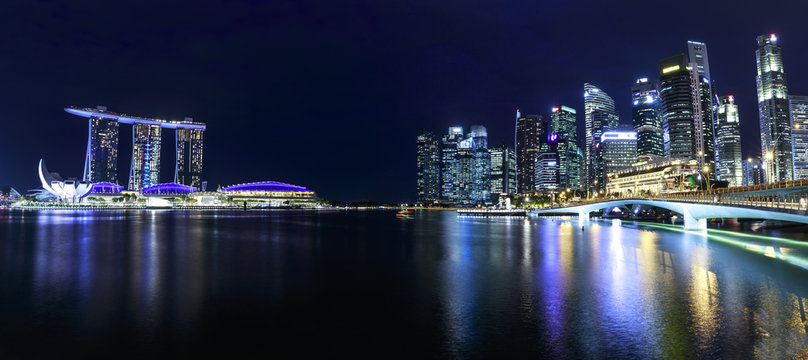 シンガポールの夜景