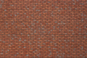 The wall built of bricks, close-up view. Background for various uses.