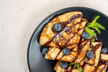 Stack of crepes