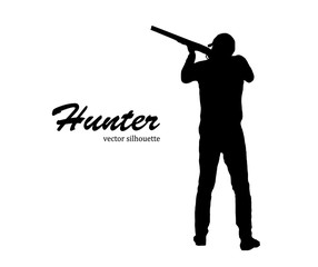 Vector silhouette of Hunter.