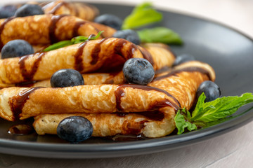 Stack of crepes