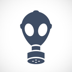 Old gas mask vector icon
