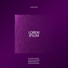Fototapeta premium Luxury violet pattern. Abstract purple background. Vector illustration. Lilac foil. Glitter texture. Element for poster,