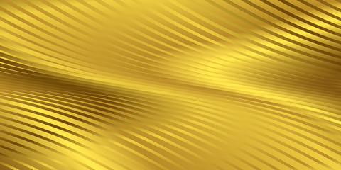 Abstract gold glitter geometric vector background.