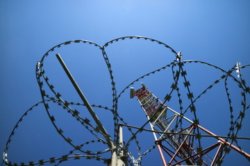 The image of the cell tower.