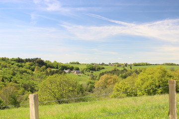 Fototapeta na wymiar Panorama, corrèze, france