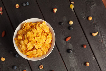 Healthy breakfast, close up