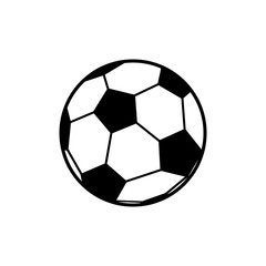 Fototapeta premium soccer ball icon isolated vector