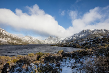Winter day at Dove lake, Cradle Mountain, Tasmania