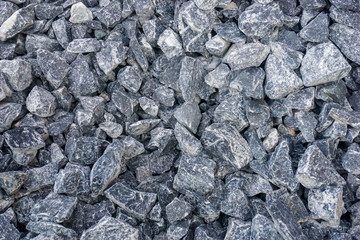 Crushed stone textured background