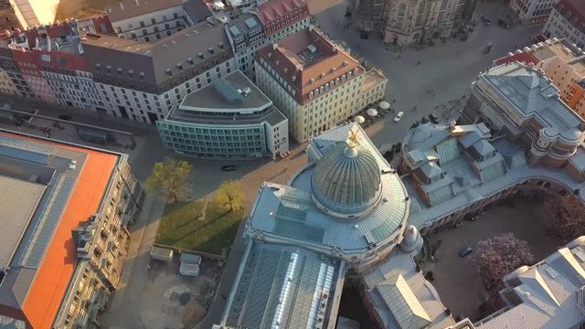 Aerial view of Dresden, Germany