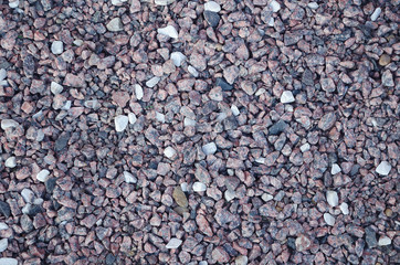crushed stone background