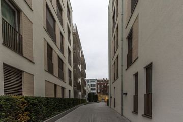 Small street between buildings