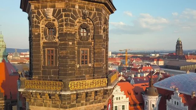 Aerial view of Dresden, Germany