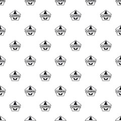 Cleaning bottle pattern vector seamless repeat for any web design