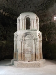 Eglise souterraine d' Aubeterre sur Dronne, Charente, France