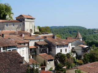 Fototapeta na wymiar Aubeterre sur Dronne, Charente, France