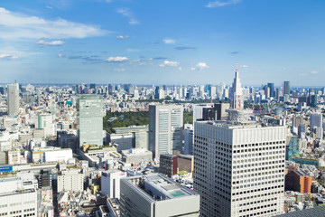 Cityscape of Shinjuku Metropolitan Government Lookout,Tokyo