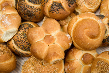 Panecillos artesanales diversas formas