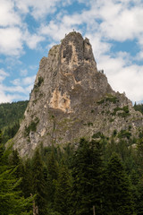 The mountains peak of the Altar of Bicaz Canyon