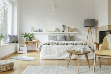 Cozy bedroom interior