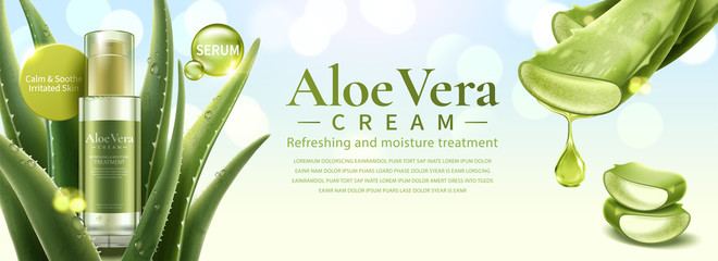 Aloe Vera skin care product
